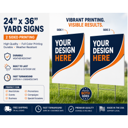 24x36 Yard Signs – 2 Sided 24x36 Yard Signs – 2 Sided