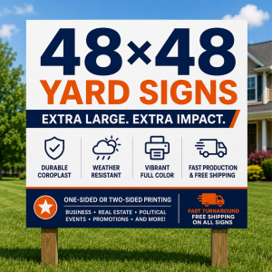 48x48 Yard Signs